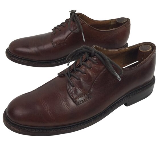 FRYE James Oxford Leather Lace Up Dress Shoe Russet Brown Mens 8D main image 11